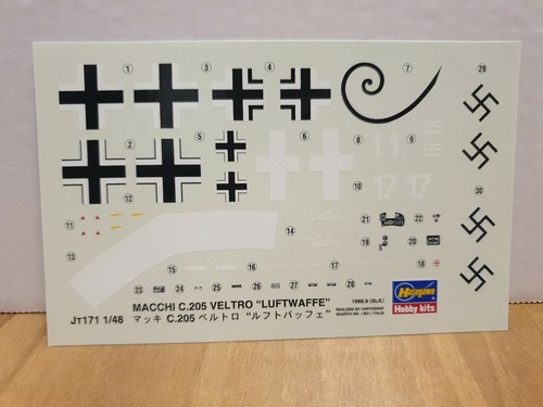 Decal aereo hasegawa scala - decal,
