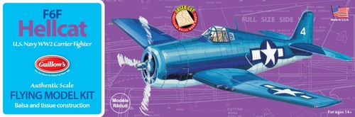 Guillow aereo balsa f6f - balsa,